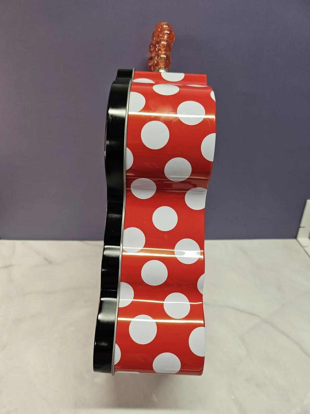 Minnie Mouse Polka Dot Novelty Handbag - Red, Black, Cream